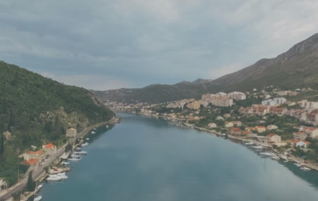 Pogled na Rijeku  dubrovačku odozgo: Jednom riječju savršenstvo! /VIDEO/