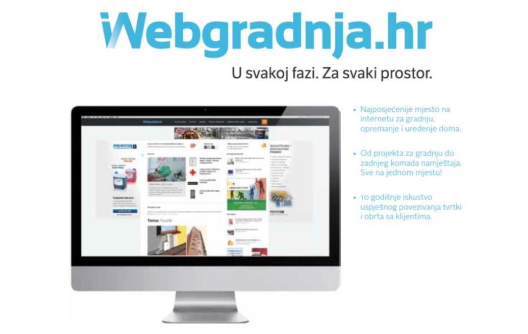 Webgradnja.hr već 10 godina najbolji portal za građenje,  uređenje i opremanje