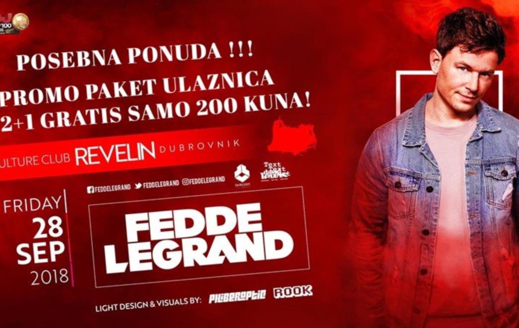 ISKORISTITE PRILIKU! Posebna akcija na cijene ulaznica za Fedde Le Granda do kraja tjedna