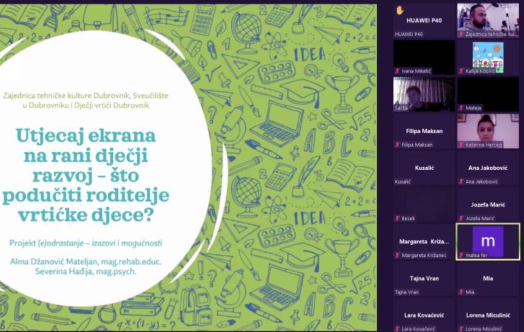 Na online predavanjima o sigurnosti na Internetu prisustvovalo više od 300 roditelja i odgojitelja