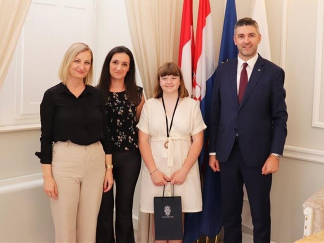 Gradonačelnik Franković primio Romanu Delić