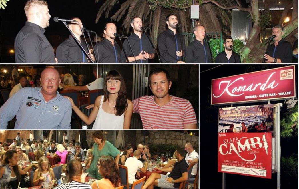 LJETNE VEČERI: U restoranu  Komarda goste zabavljala klapa Cambi (FOTOGALERIJA)