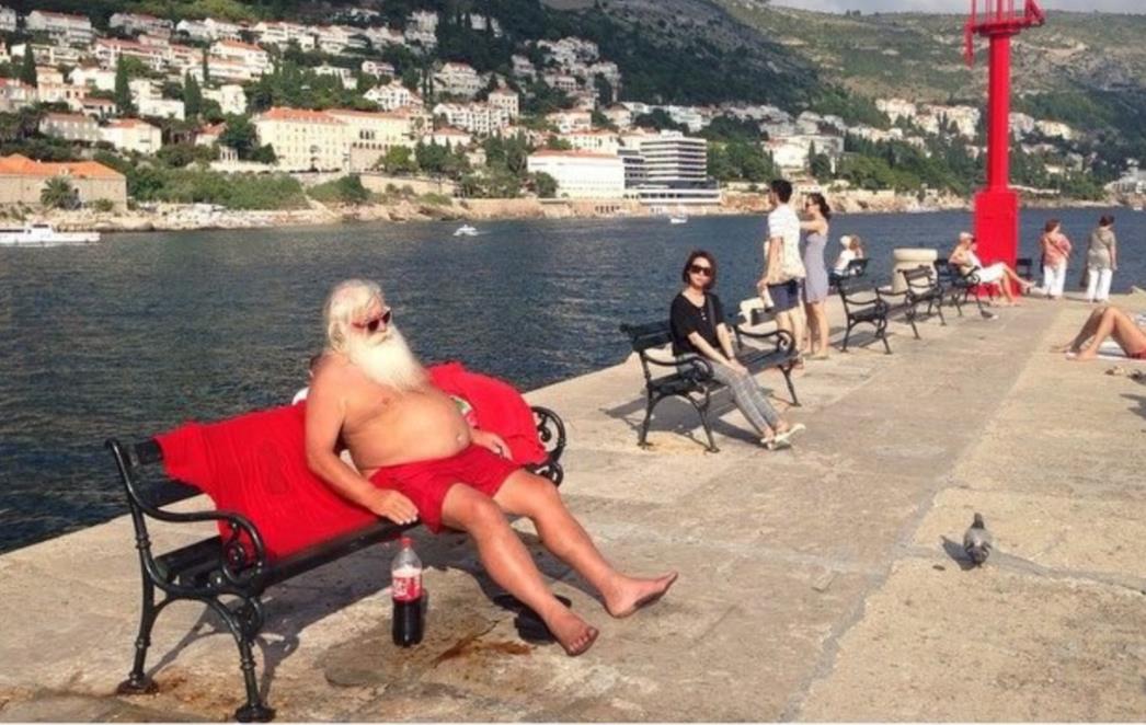 DOŠAO U TOPLI DUBROVNIK: Ako valja Djedu Božićnjaku, znači da je dobro 