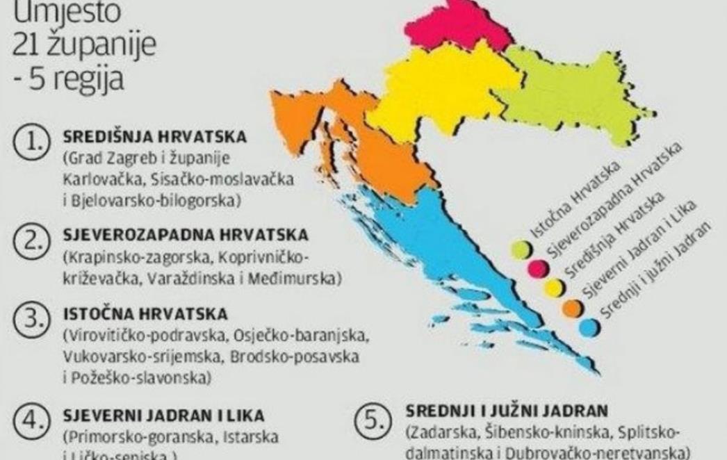 Zašto NE regijama