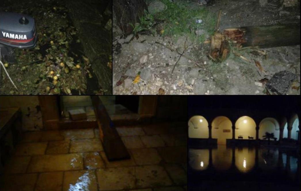 NEVRIJEME U ROŽATU:  Poplavio klaustar franjevačkog samostana, pao stup od struje! (FOTO/VIDEO) 