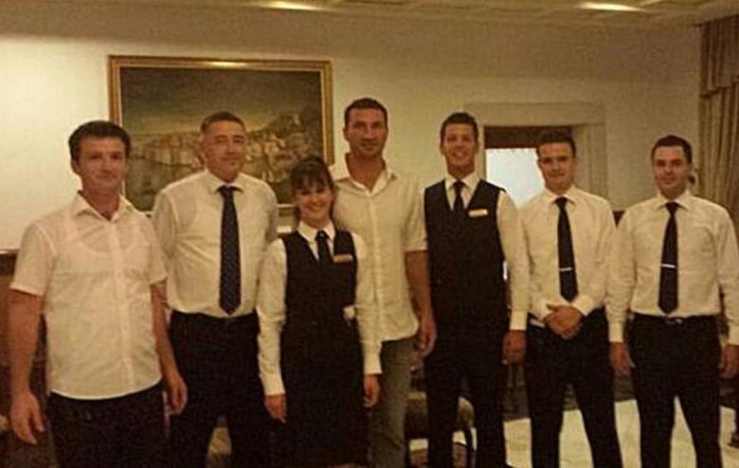 Vladimir Kličko i Hayden Pannettiere u dubrovačkom restoranu  Nautika