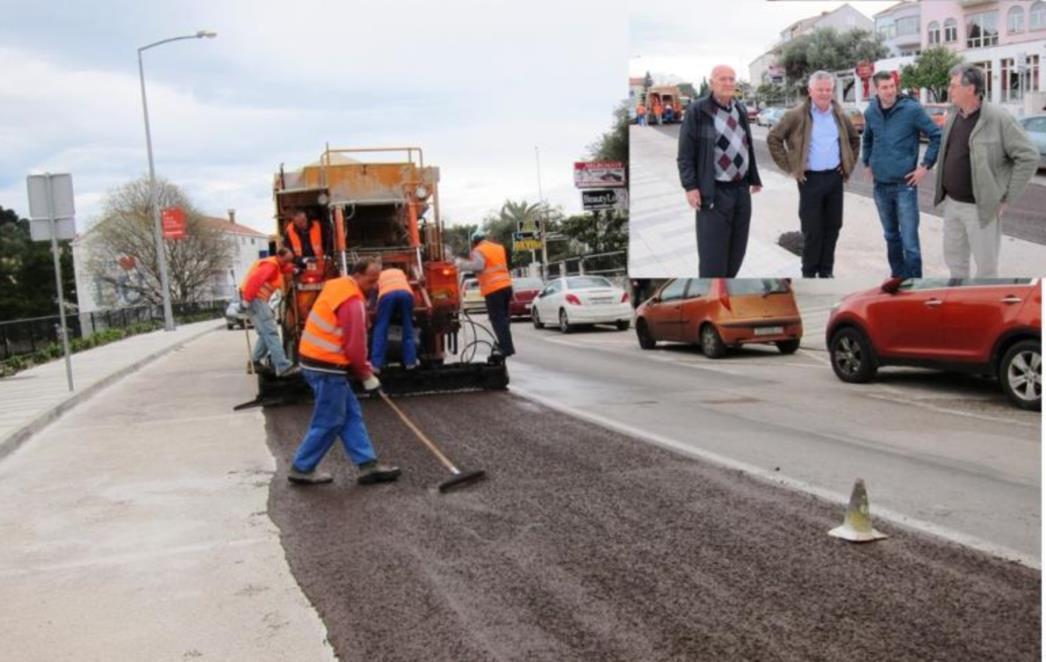U DUBROVNIKU SE RADI PUNOM PAROM: Novi asfalt na Vojnoviću, ne parkirajte vozila duž ulice!(FOTO)﻿