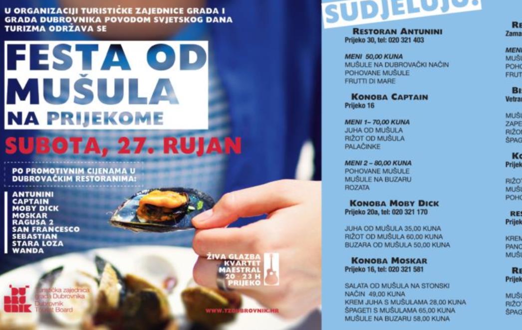 SVI PUTEVI VODE U DUBROVNIK: Jose Feliciano i Festa od mušula za savršen vikend!