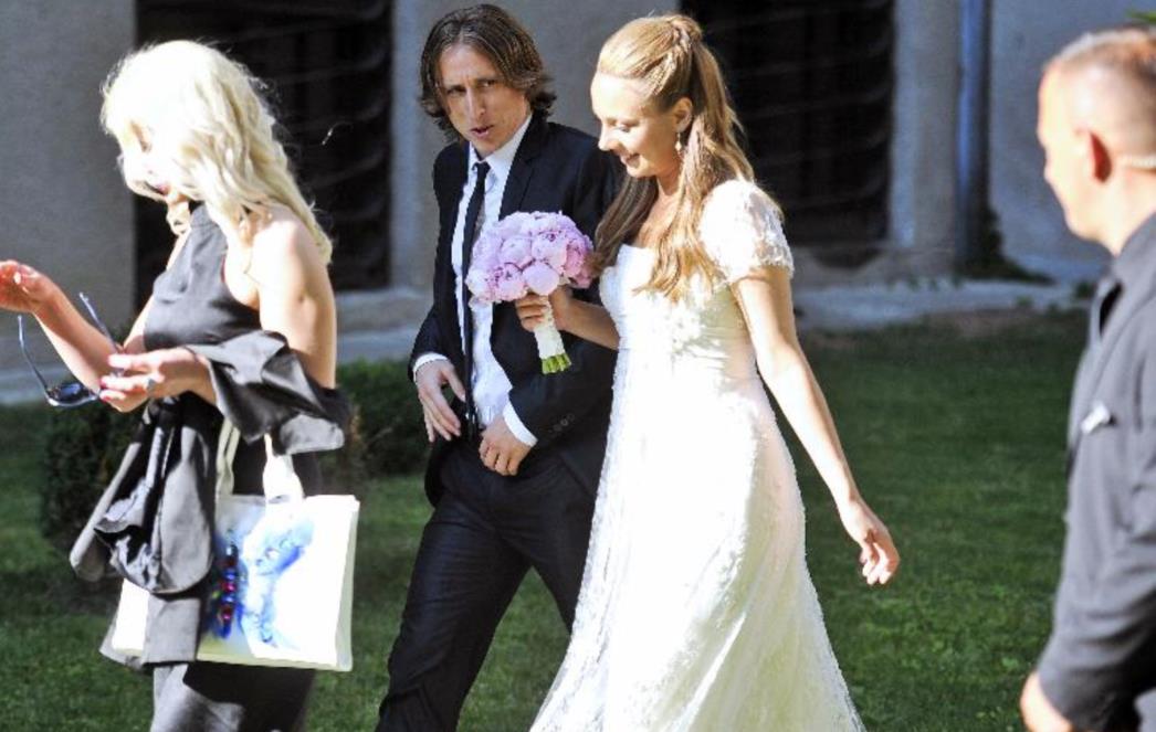 FOTO Crkveno vjenčanje Luke i Vanje Modrić