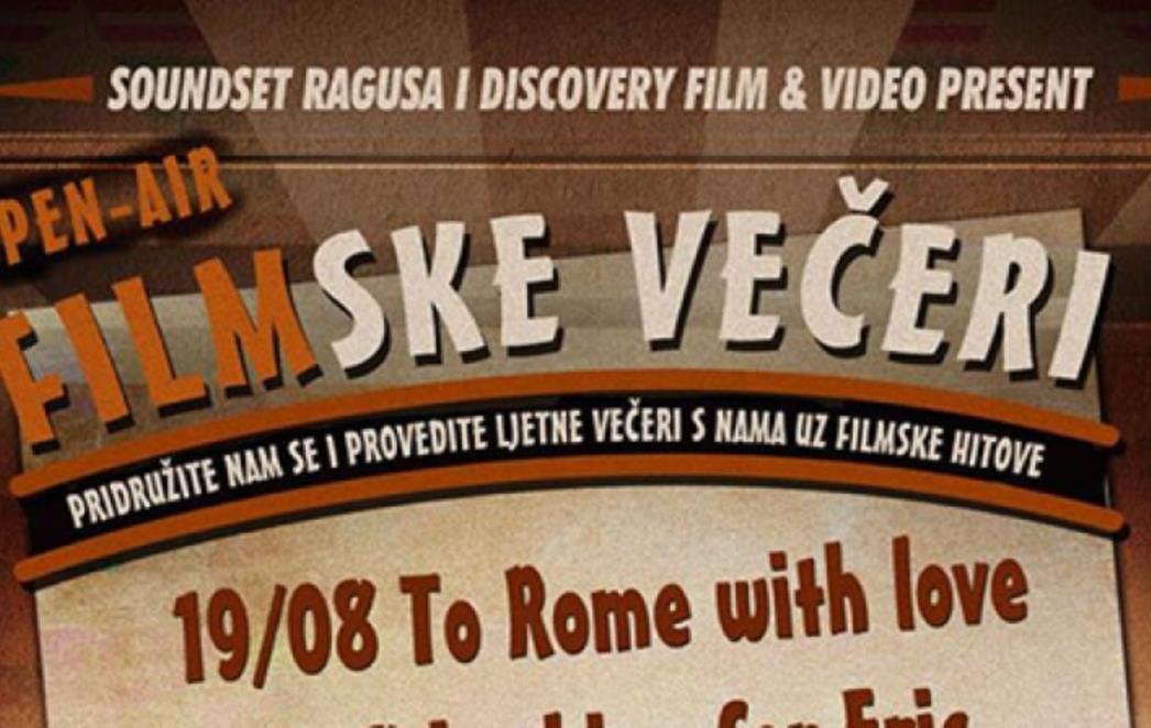  Večeras završavaju filmske večeri Soundset Raguse