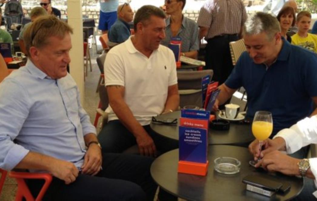 UGODNO DRUŽENJE: Ante Gotovina i Tomislav Karamarko popili kavu!