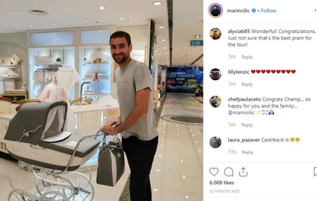 PRELIJEPA KONAVOKA JE TRUDNA Čilić će na proljeće postati tata