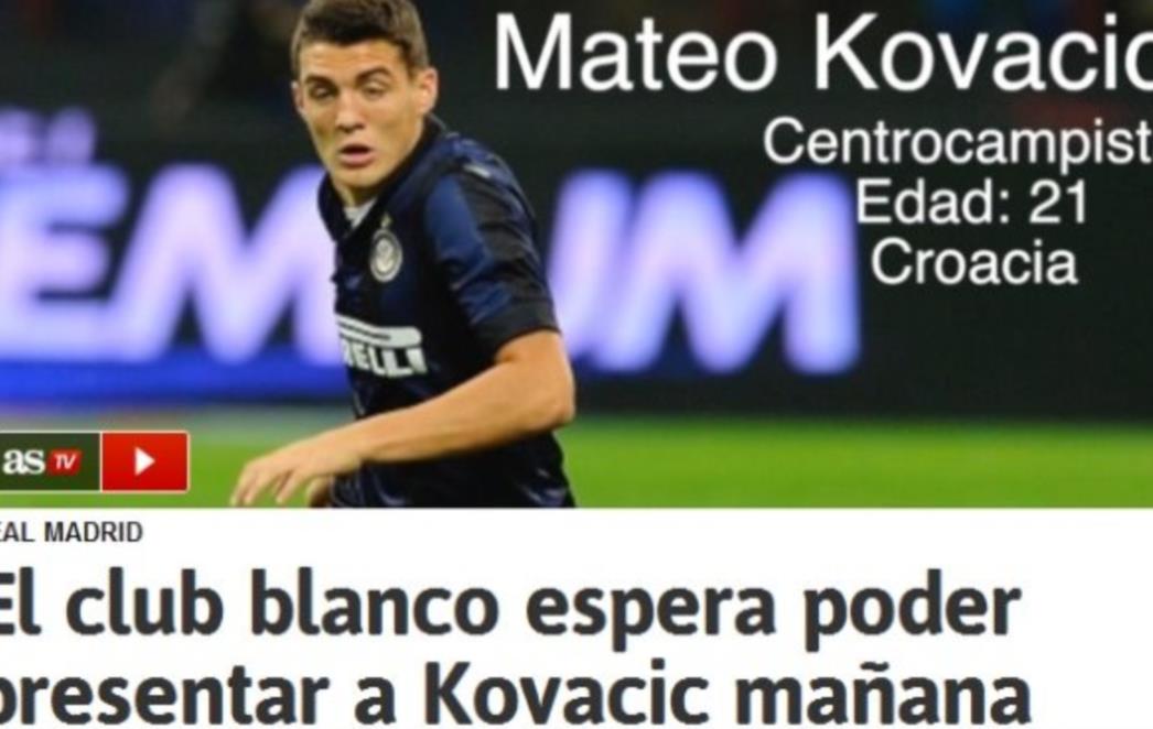 Kovačićevo predstavljanje na Bernabeuu u srijedu