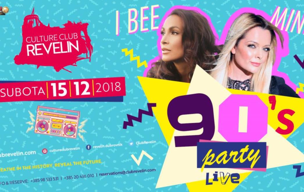 DANCE PARTY 90-IH RASPLESAT ĆE DUBROVNIK Ne propustite zabavu u Revelinu