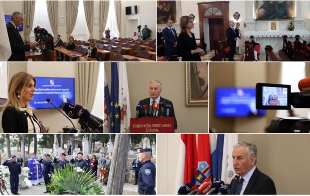 Obraćanja župana Nikole Dobroslavića i predsjednice Županijske skupštine Vilme Kosović povodom Dana Dubrovačko-neretvanske županije (FOTOGALERIJA)