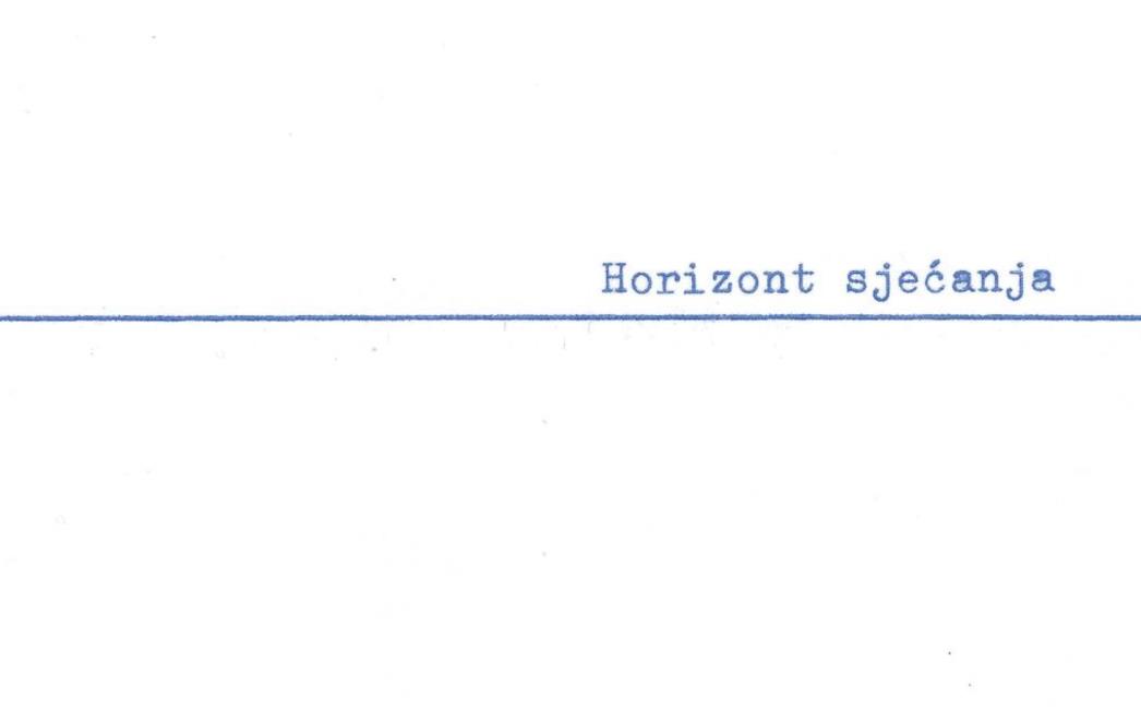 “Horizont sjećanja” Ivane Dražić Selmani u Sponzi