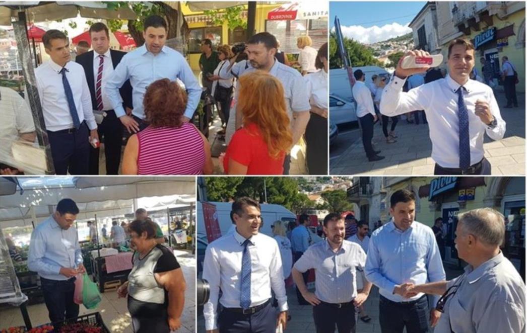 Bernardić se na gruškoj placi družio s građanima (FOTO)