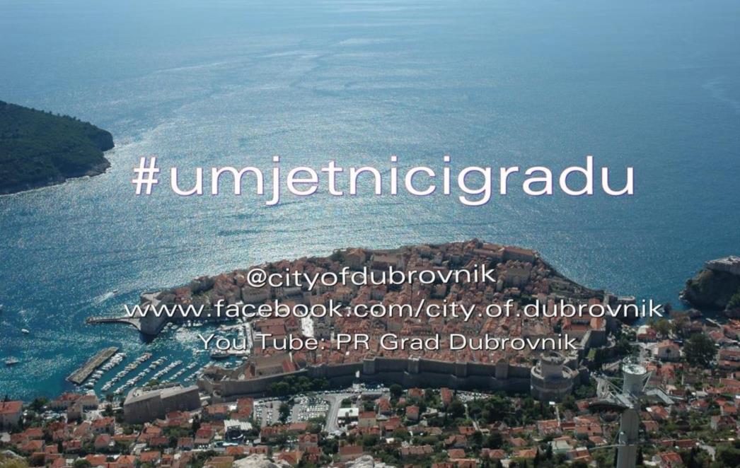 JOŠ SE MOŽETE PRIKLJUČITI Inicijativa #umjetnicigradu pokazala kreativnost Dubrovčana
