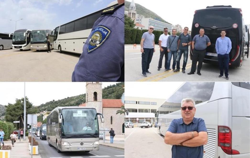  Dubrovački autobuseri ponovo prosvjedovali zbog leasing kuća (FOTO/VIDEO)
