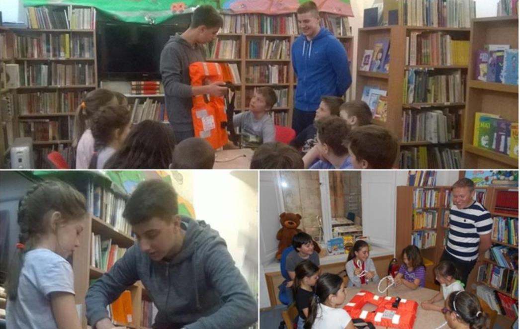 Učenici Pomorsko-tehničke škole  uključili   se u manifestaciju Hrvatska volontira