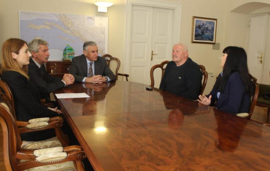 Župan Dobroslavić primio predstavnike Korčulanskog plivačkog kluba