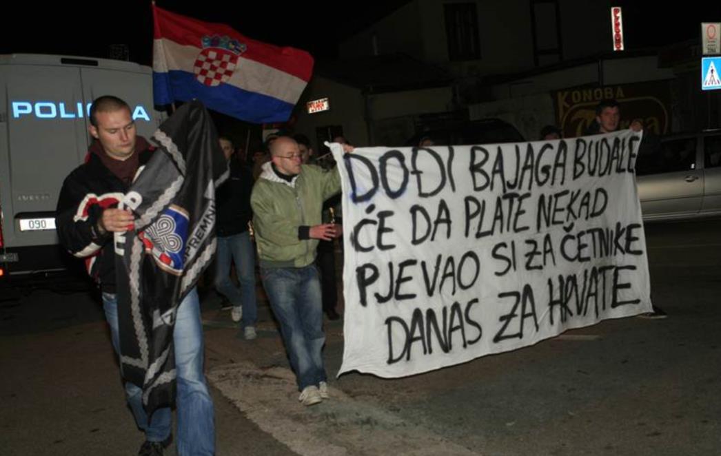 Koncert u Rijeci: Protiv Bajage se prosvjedovalo uz ustaške poruke