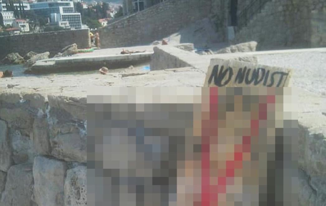 Ekipa s Titove vile na originalan način poručila da njihova plaža nije za golaće (FOTO)