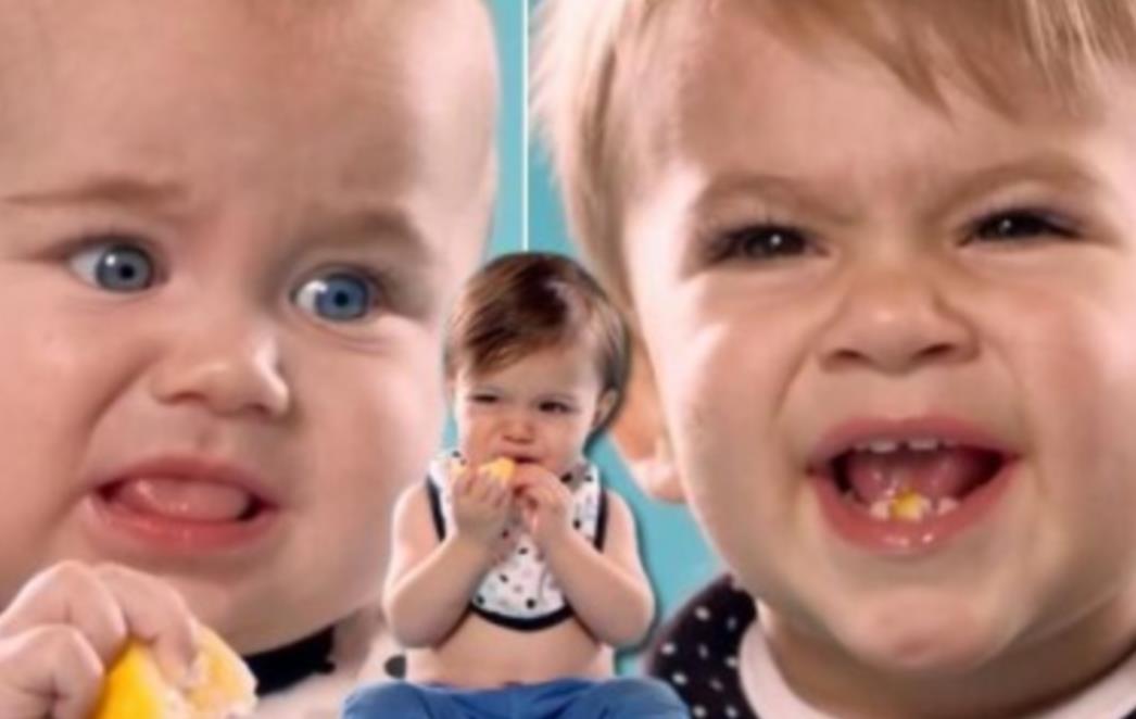 OVO MORATE POGLEDATI: Bebe su prvi put kušale limun! /VIDEO/