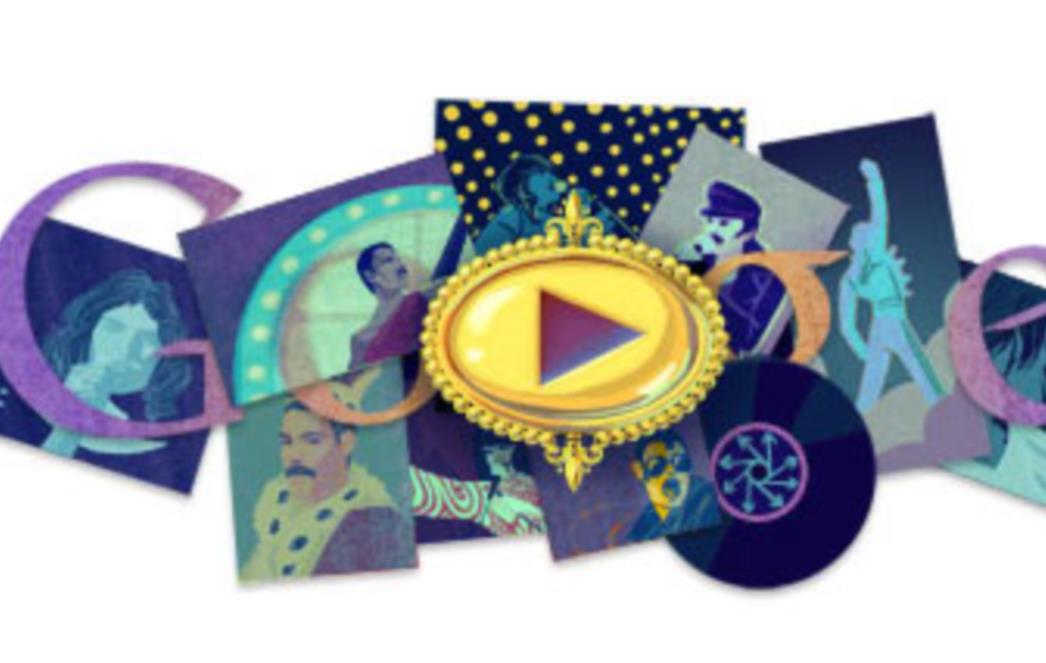 Google u znaku Freddieja Mercuryja