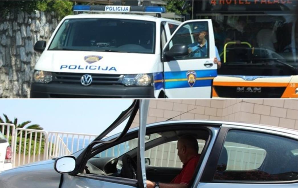 Na Kunejima autobus naletio na otvorena vrata automobila