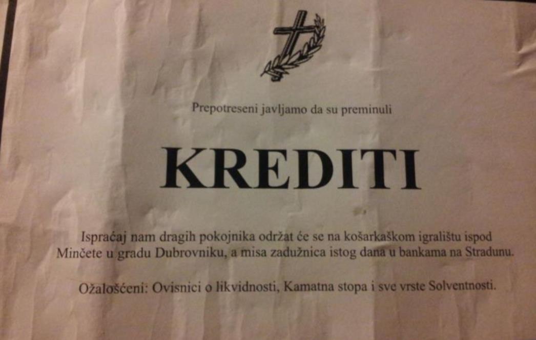 KRV NIJE VODA: Zbog kredita tuži sina