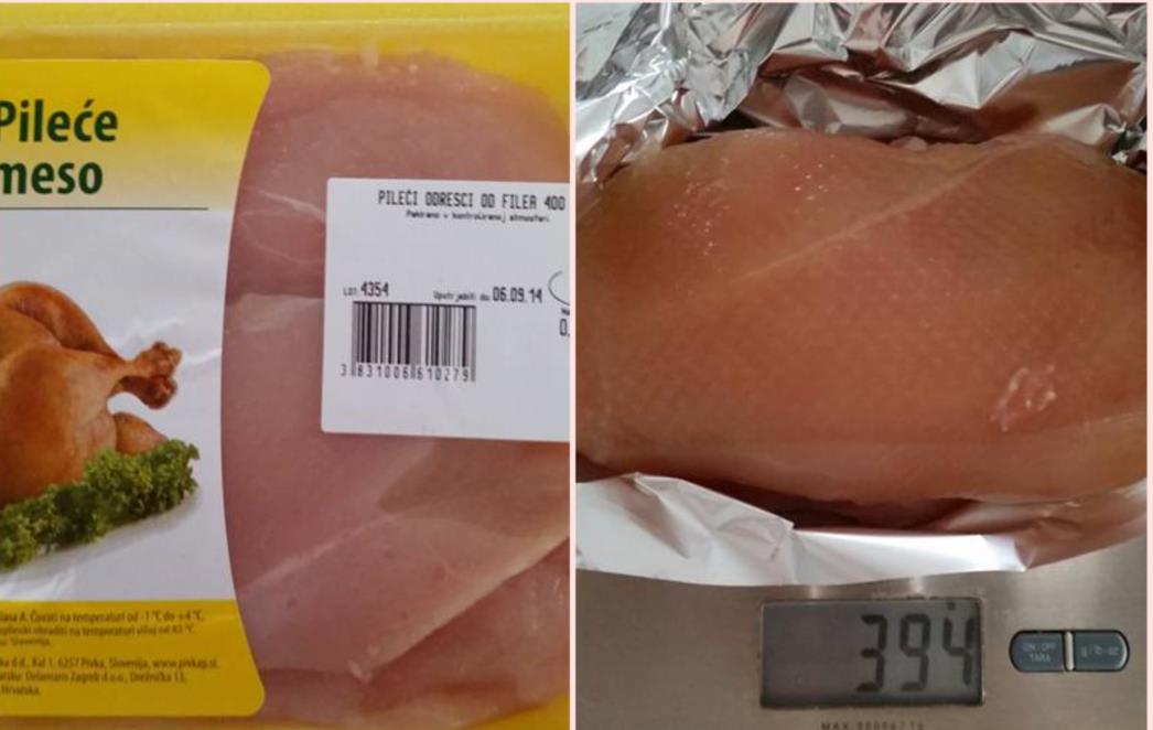 TRGOVAČKE PREVARE: Pogledajte kakvu nam piletinu prodaje Lidl! /FOTO/