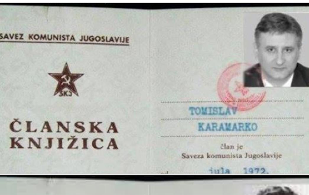 SAVEZ KOMUNISTA JUGOSLAVIJE: Otkrivena partijska iskaznica Tomislava Karamarka