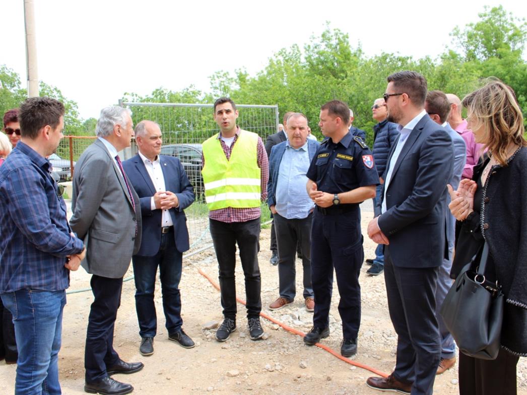 Izgradnja Centra za obuku operativnih snaga civilne zaštite napreduje