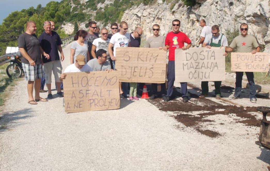 MLJEĆANI ODRŽALI  PROSVJED, NAJAVILI I BLOKADU: Nakon Dubrovnika, sada i nama 'mažu' oči mikroasfaltom!