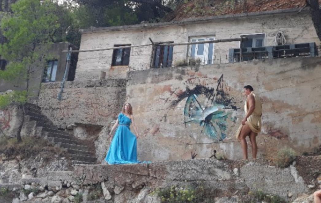 Upoznavanje Mljeta s nimfom Kalipso, Odisejem, kraljicom Teutom i oličenjem Mljeta – Melitom