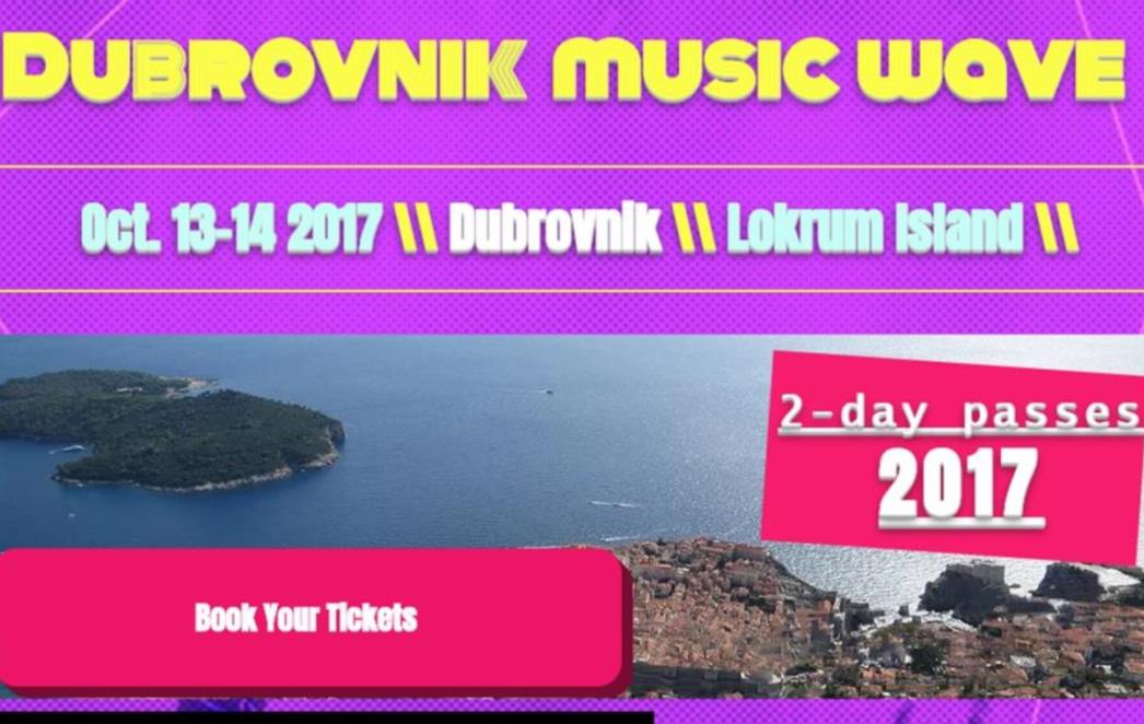 NOVO  U HRVATSKOJ Dubrovnik Music Wave Festival na Lokrumu