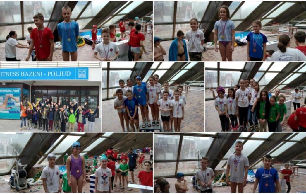 ODRŽANO NATJECANJE 'PLIVATON REGIJE 1' Jug je predstavljalo 19 natjecatelja, šest medalja za najmlađe plivače (FOTO)