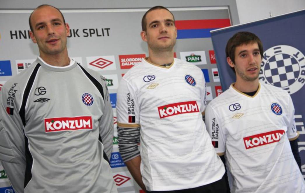 Blažević, Milović i Ozobić i službeno u Hajduku 