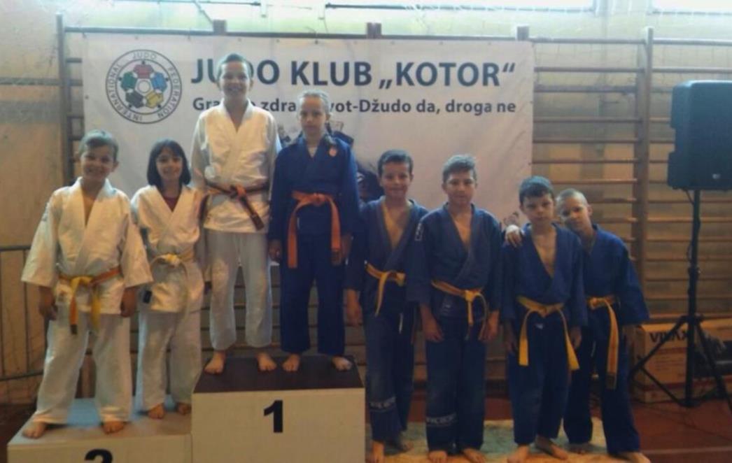 Natjecatelji Judo kluba Župa Dubrovačka   na turniru u Kotoru osvojili sedam medalja