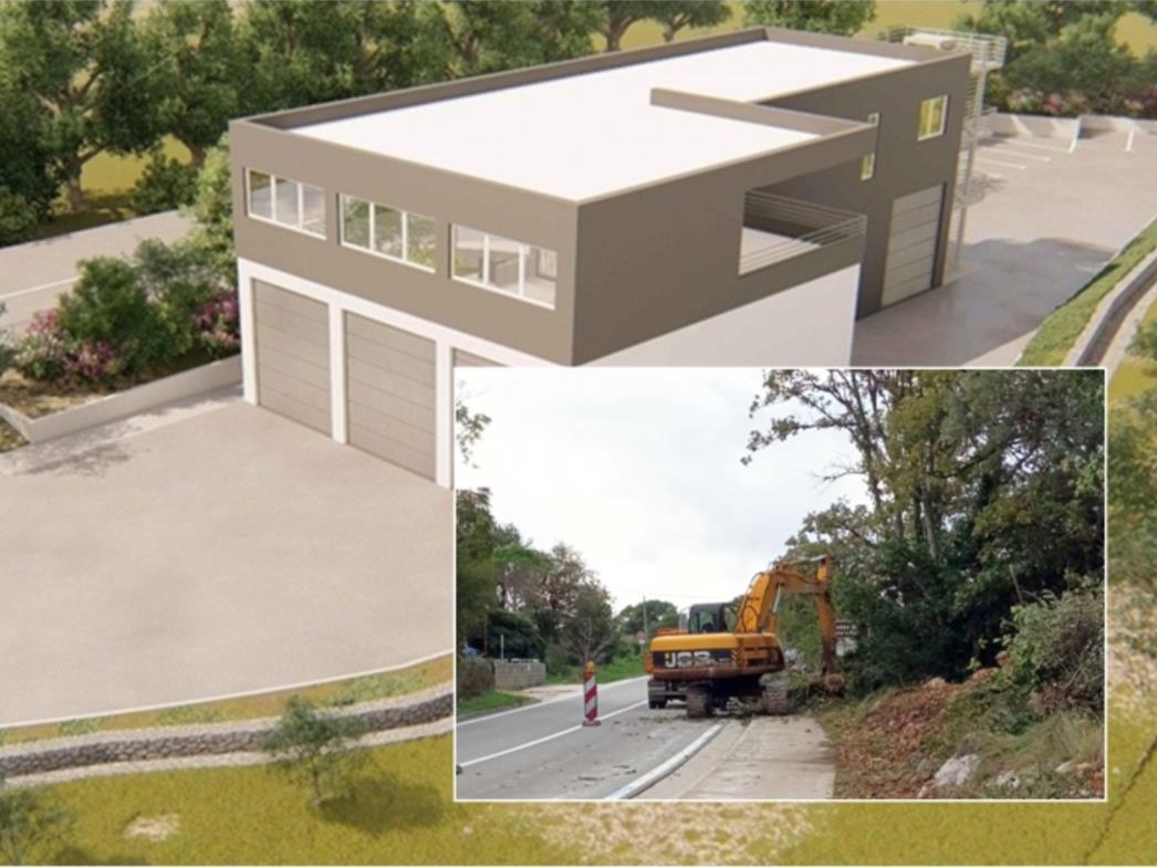 Izvode se radovi na izgradnji raskrižja u Zatonu Velikom za projekt budućeg vatrogasnog doma