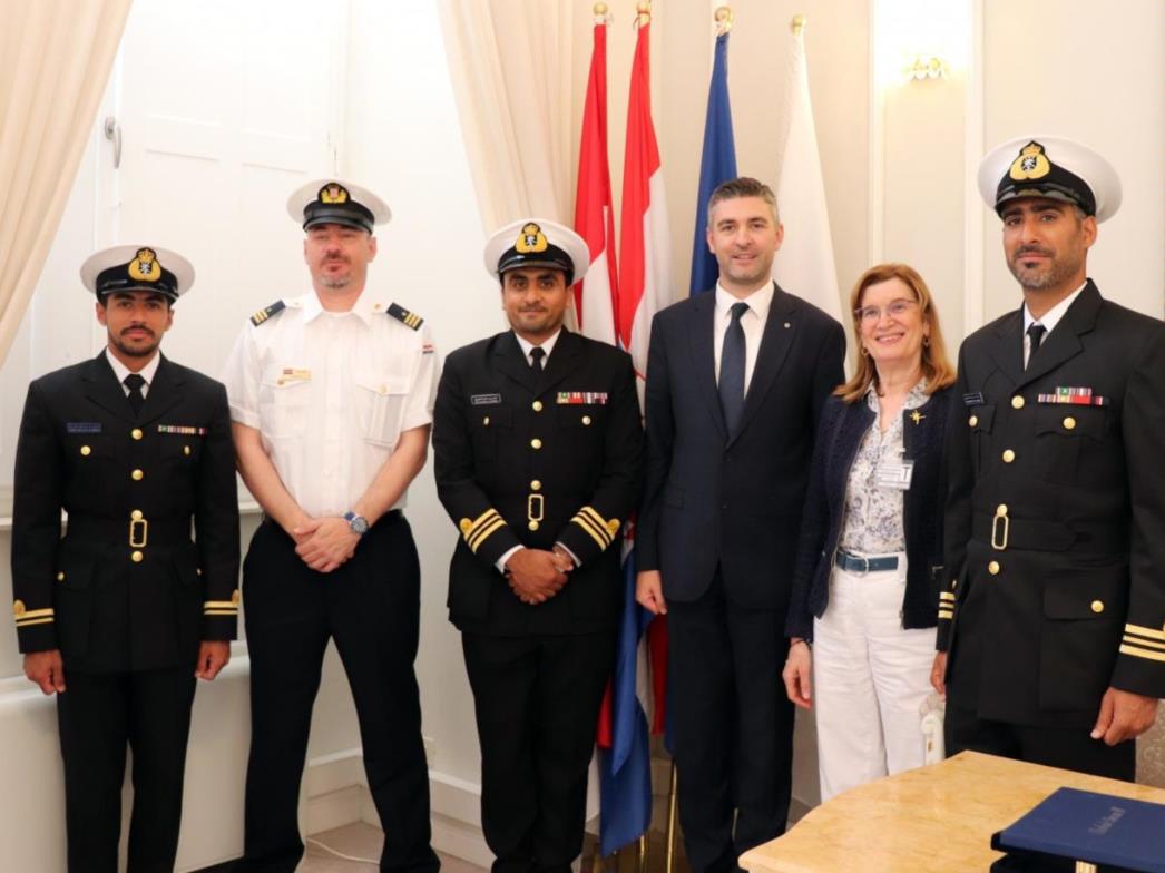 Prijem izaslanstva jedrenjaka Shabab Oman II Kraljevske mornarice Omana