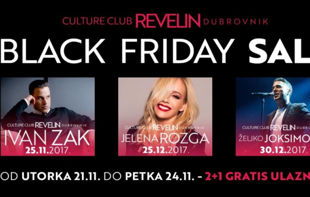 Black Friday je sve bliže, a u Revelinu cijene ulaznica nikad niže!