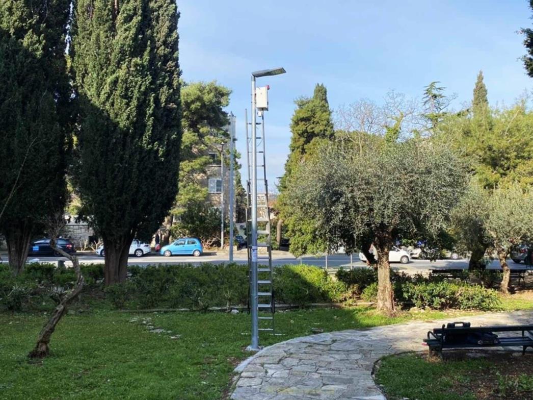 Postavljene kamere u parku kod Pošte Lapad
