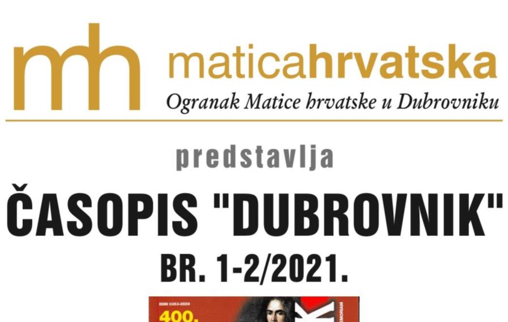 PREDSTAVLJANJE TRI NOVA NASLOVA: "The Story od Dubrovnik" i slikovnice "Ivan Gundulić" i "Zločesta godina".