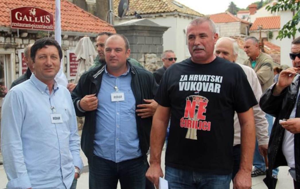 Dubrovački branitelji prosvjeduju na Pilama