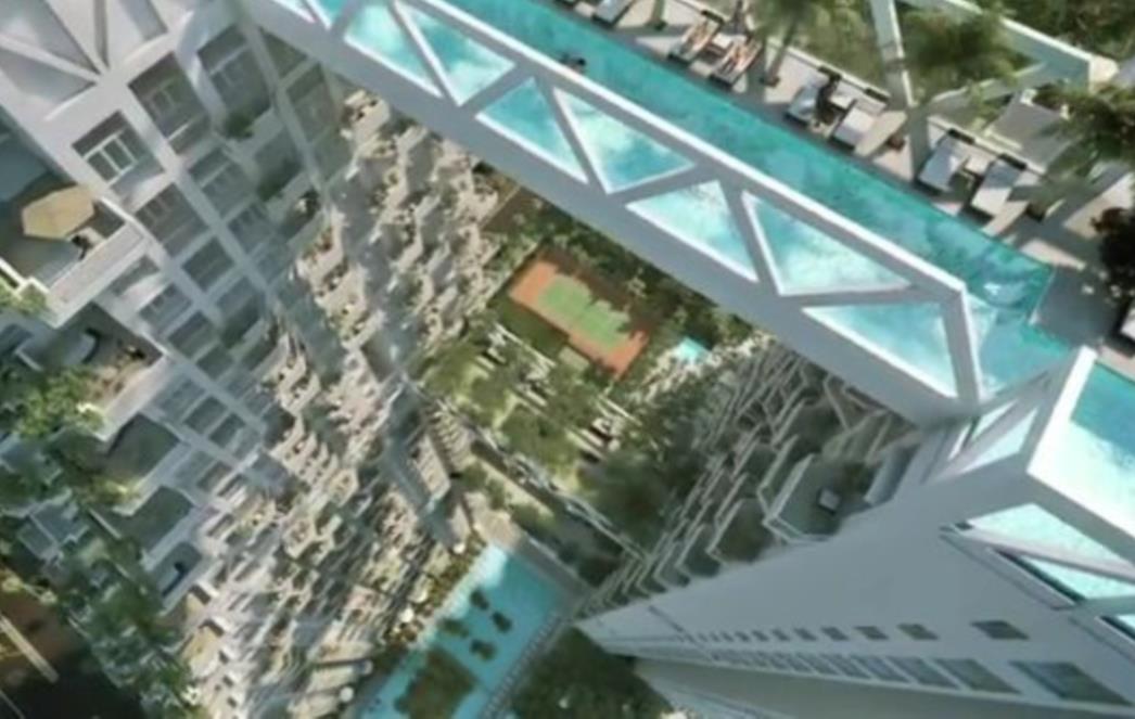 FUTURISTIČKA IDILA:  Pogledajte bazen koji spaja dva nebodera  (VIDEO)      