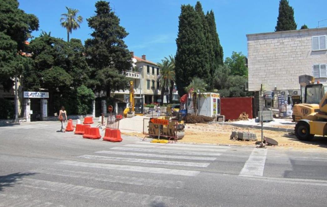 Rekonstrukcije ulice Dr. Ante Starčevića i Pošte Lapad brže od planiranog (FOTO)