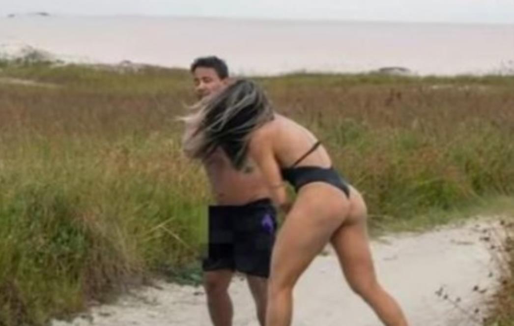 MASTURBIRAO NA JAVNOJ PLAŽI Doživio šok kada ga je dohvatila MMA borkinja