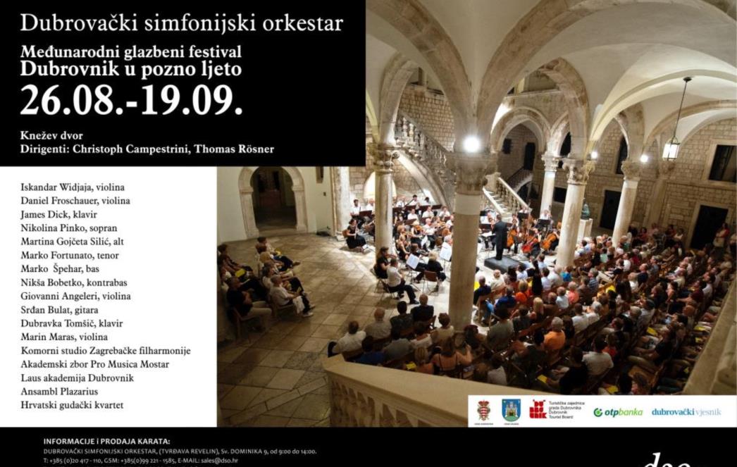 Međunarodni glazbeni festival Dubrovnik u pozno ljeto